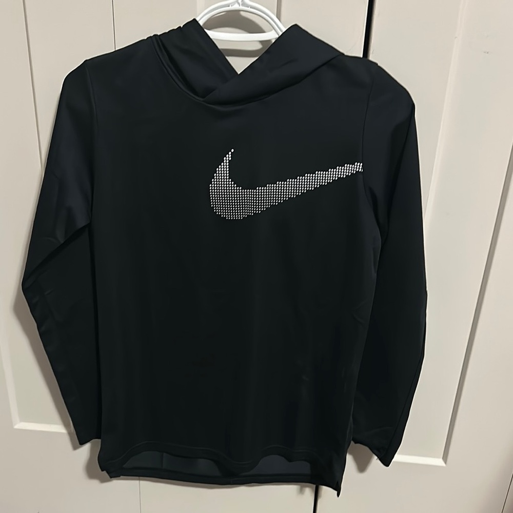 Nike Black Pullover with White Swoosh